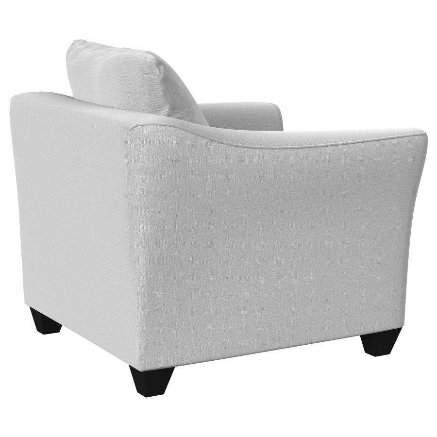 Salizar - Upholstered Flared Arm Accent Chair - Sand Arm Chair modern furniture Contempo Furniture
