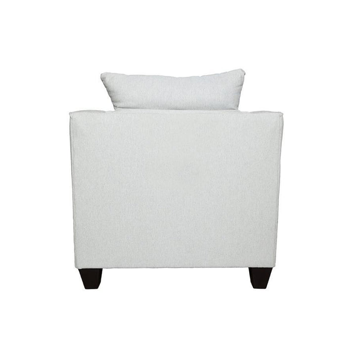 Salizar - Upholstered Flared Arm Accent Chair - Sand Arm Chair modern furniture Contempo Furniture
