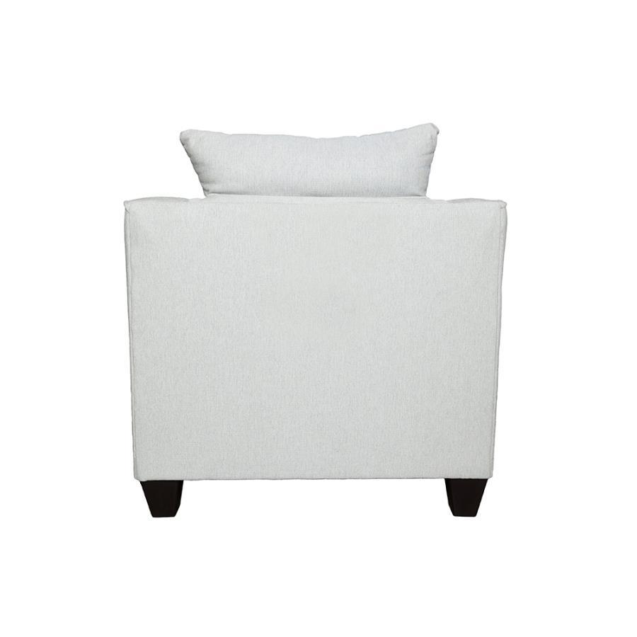 Salizar - Upholstered Flared Arm Accent Chair - Sand Arm Chair modern furniture Contempo Furniture