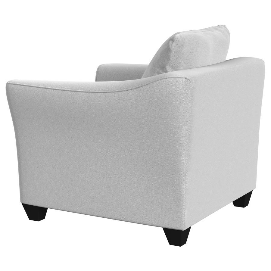 Salizar - Upholstered Flared Arm Accent Chair - Sand Arm Chair modern furniture Contempo Furniture