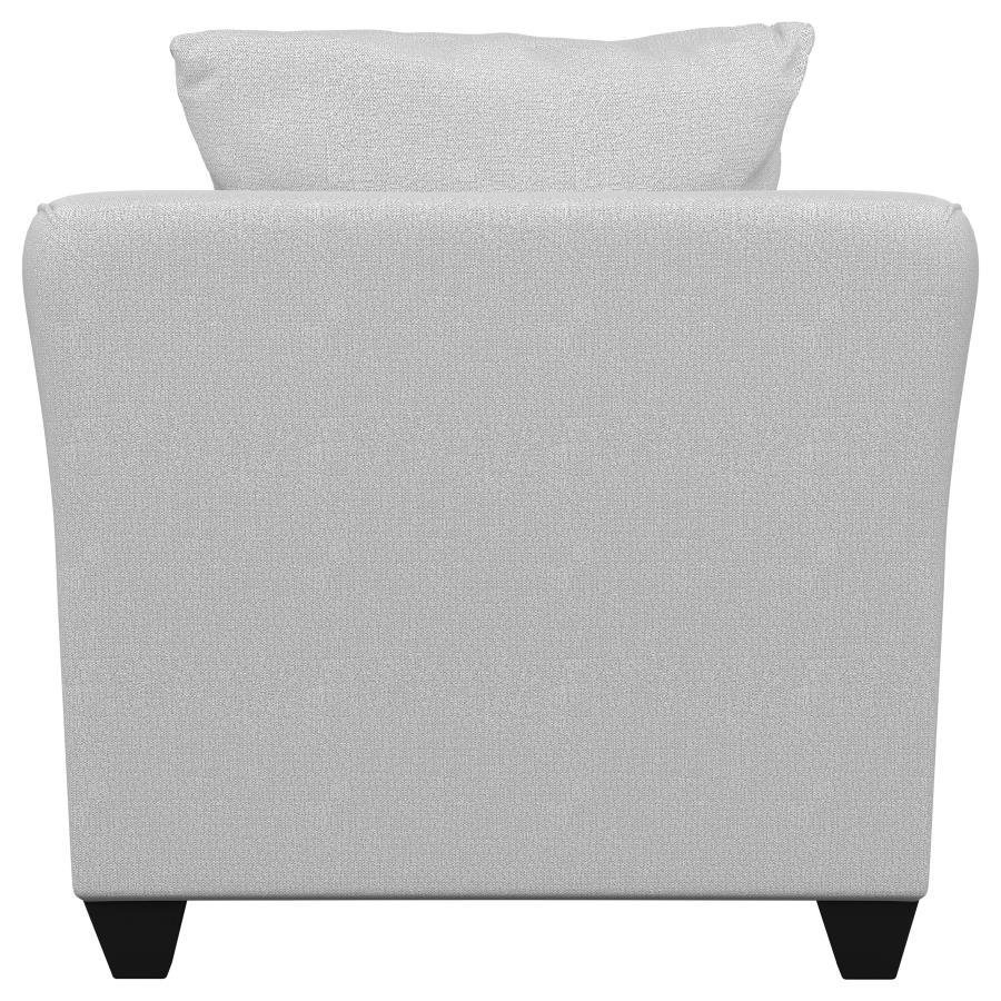 Salizar - Upholstered Flared Arm Accent Chair - Sand Arm Chair modern furniture Contempo Furniture