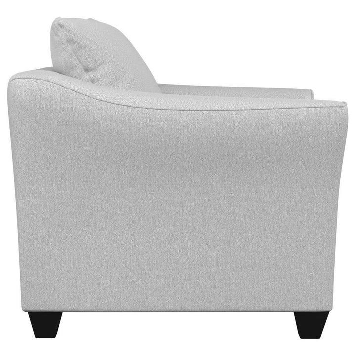 Salizar - Upholstered Flared Arm Accent Chair - Sand Arm Chair modern furniture Contempo Furniture