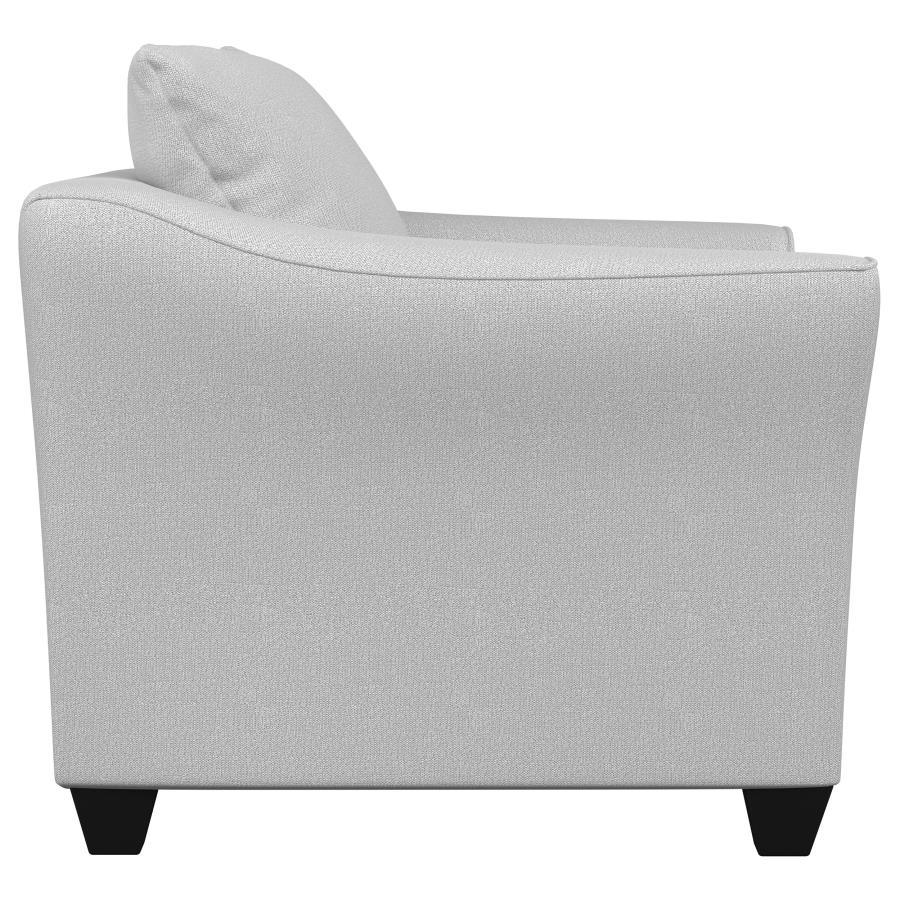 Salizar - Upholstered Flared Arm Accent Chair - Sand Arm Chair modern furniture Contempo Furniture