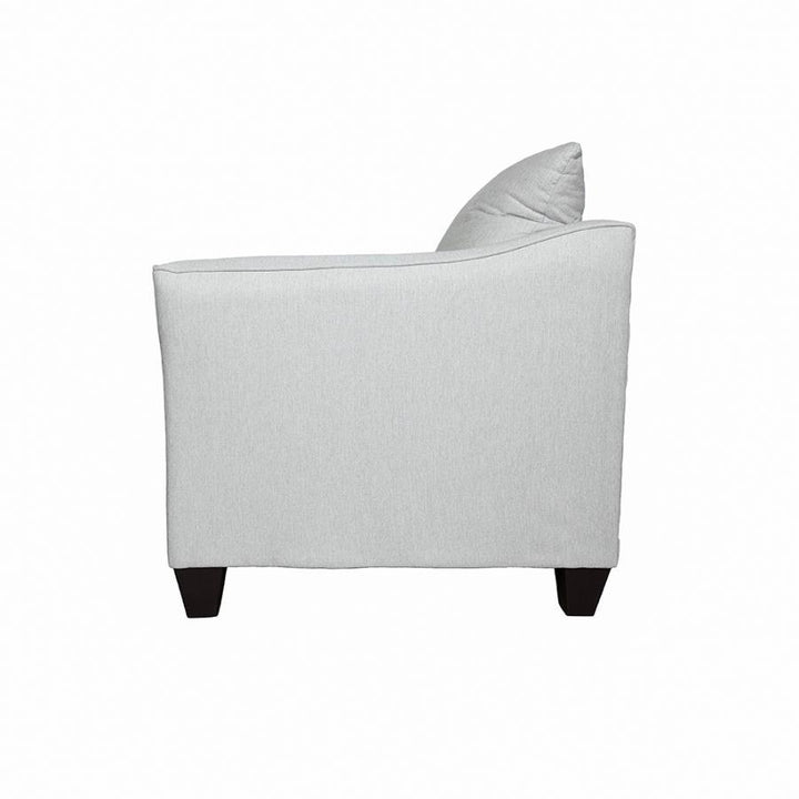 Salizar - Upholstered Flared Arm Accent Chair - Sand Arm Chair modern furniture Contempo Furniture