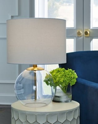 Samder Table Lamp - White Table Lamp modern furniture Contempo Furniture