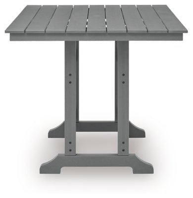 Sanctuary Beach Outdoor Counter Height Dining Table - Dark Gray Dining Table modern furniture Contempo Furniture