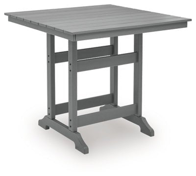 Sanctuary Beach Outdoor Counter Height Dining Table - Dark Gray Dining Table modern furniture Contempo Furniture