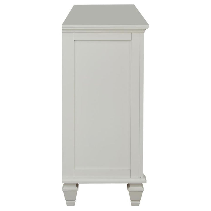 Sandy Beach - 11 - Drawer Dresser - Cream White Dressers modern furniture Contempo Furniture