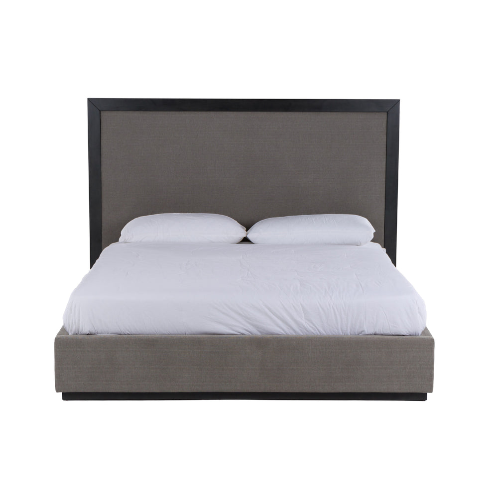 Santa Barbara - Modern Grey Fabric + Grey Wash Bed - View 4