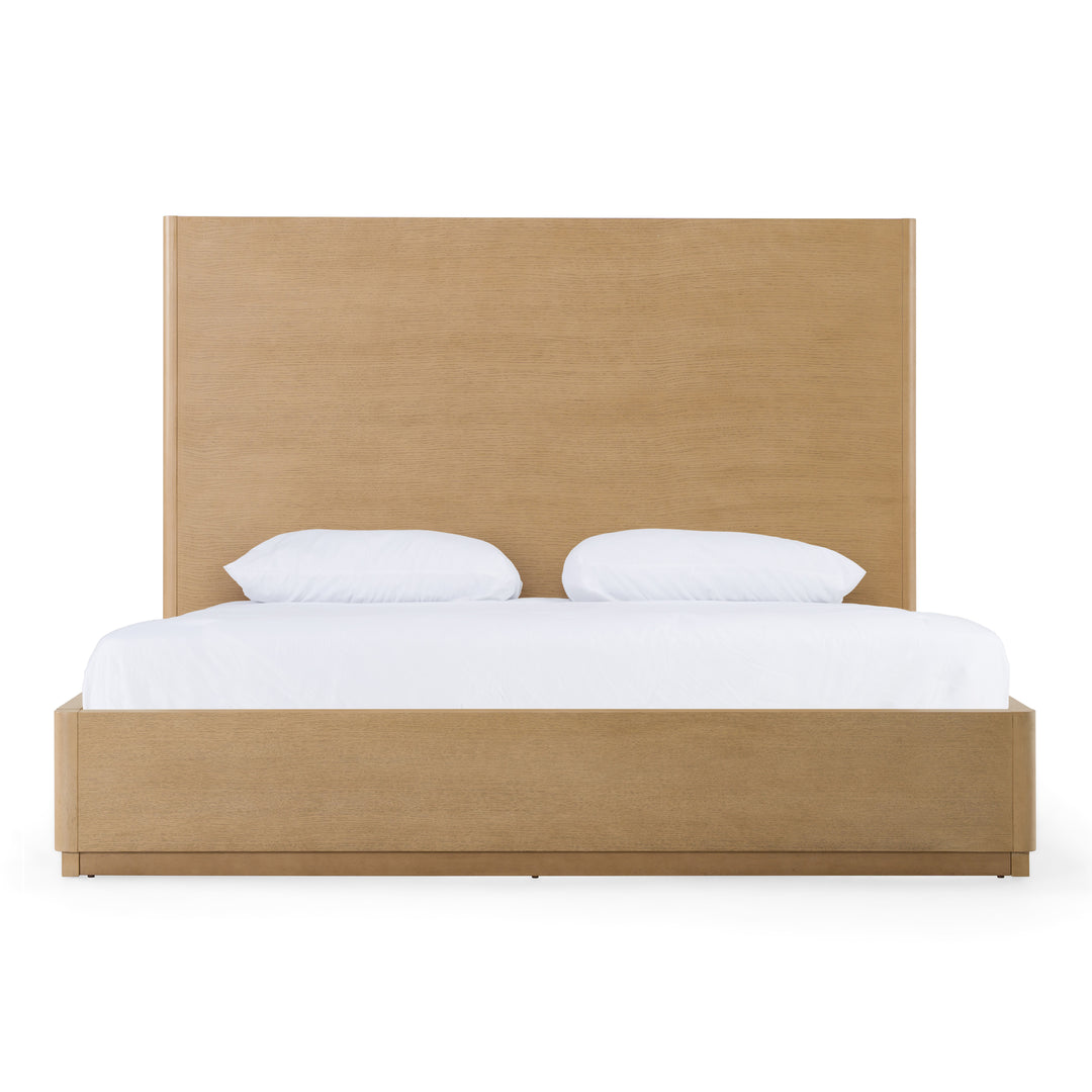 Santa Monica  Modern Natural Oak Bed