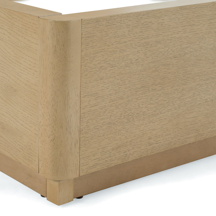 Santa Monica - Modern Natural Oak Bed