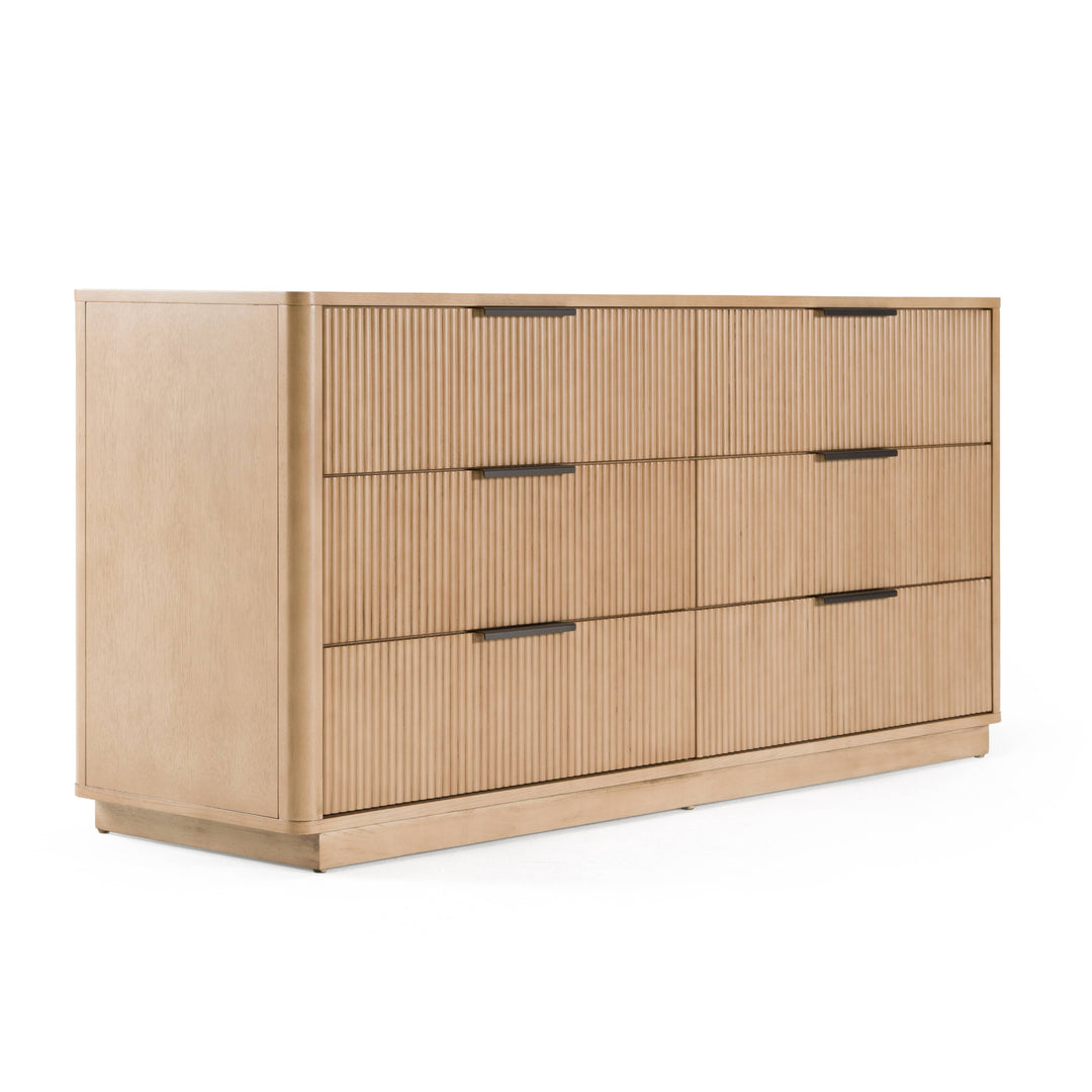Santa Monica - Modern Natural Oak Bedroom Set