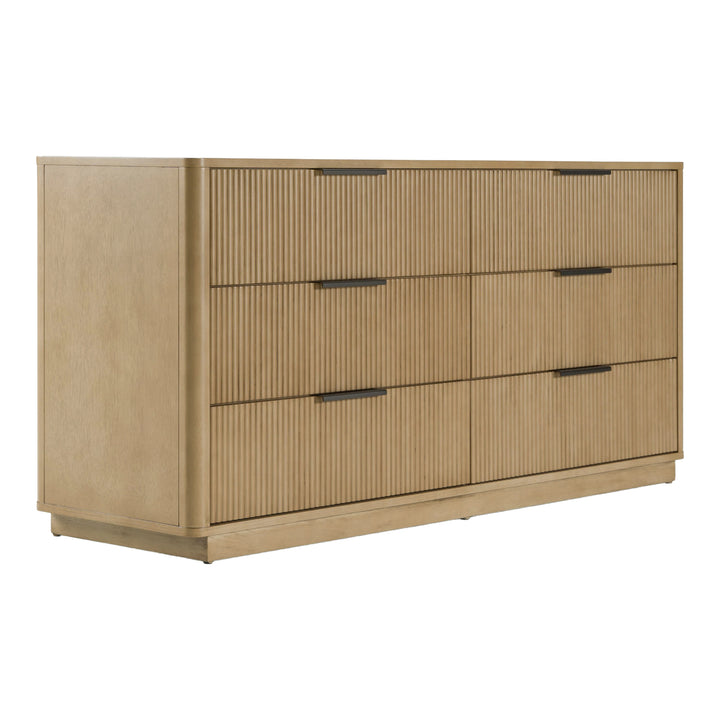 Santa Monica - Modern Natural Oak Bedroom Set