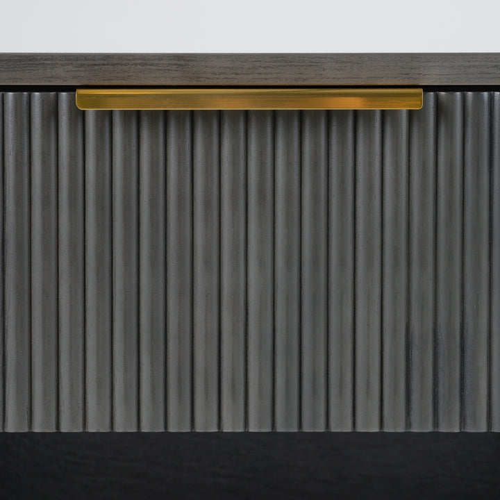 Santa Monica - Modern Grey Wash Nightstand - View 8