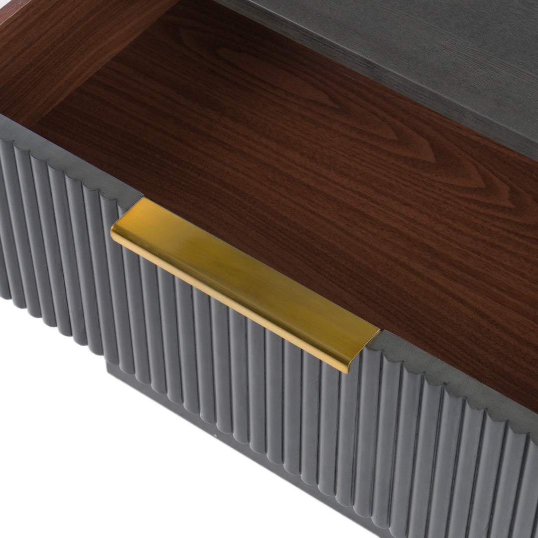 Santa Monica - Modern Grey Wash Nightstand