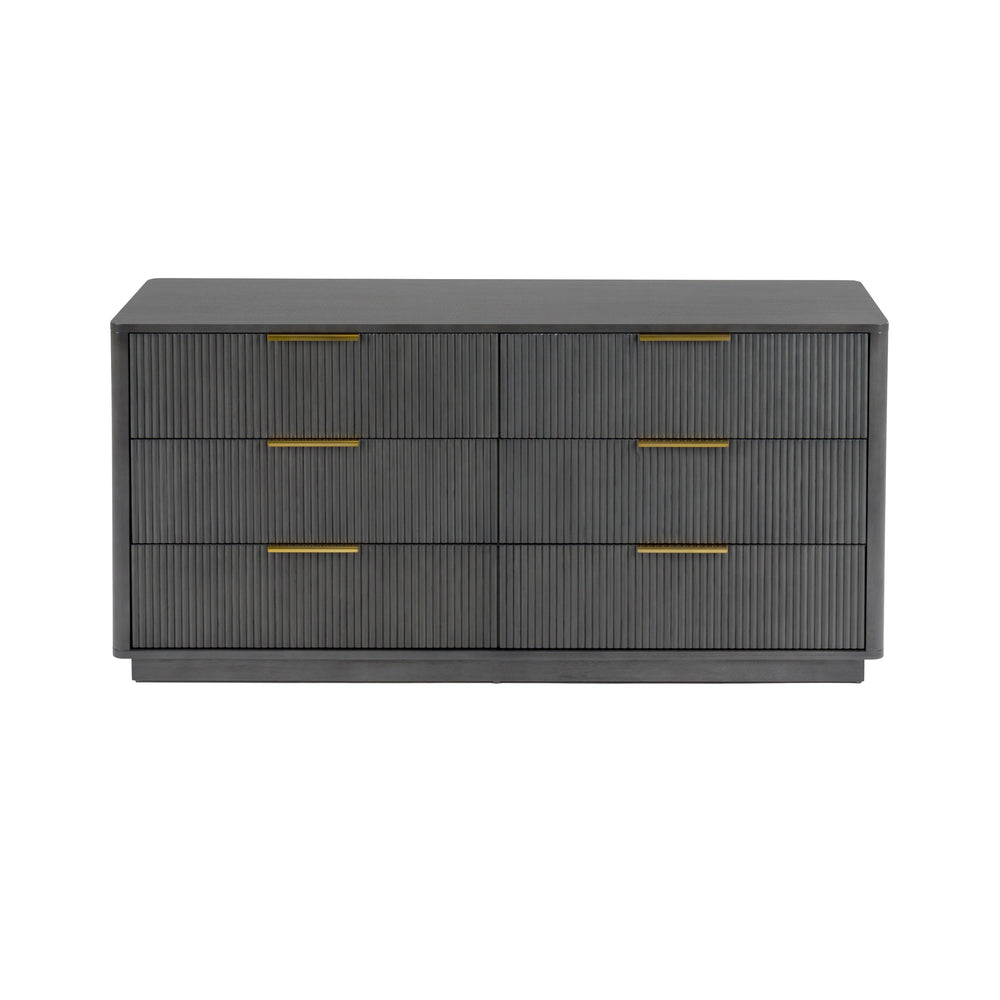 Santa Monica - Modern Grey Wash Dresser - View 4