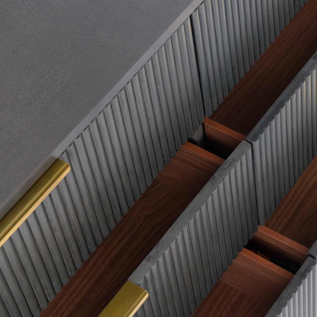 Santa Monica  Modern Grey Wash Dresser