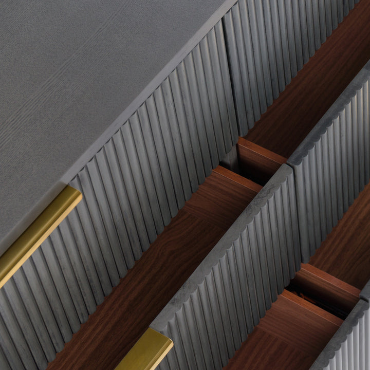 Santa Monica  Modern Grey Wash Dresser