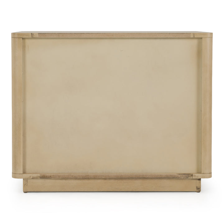 Santa Monica - Modern Natural Oak 3 Drawer Nightstand