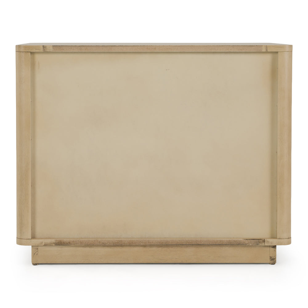 Santa Monica - Modern Natural Oak 3 Drawer Nightstand - View 4