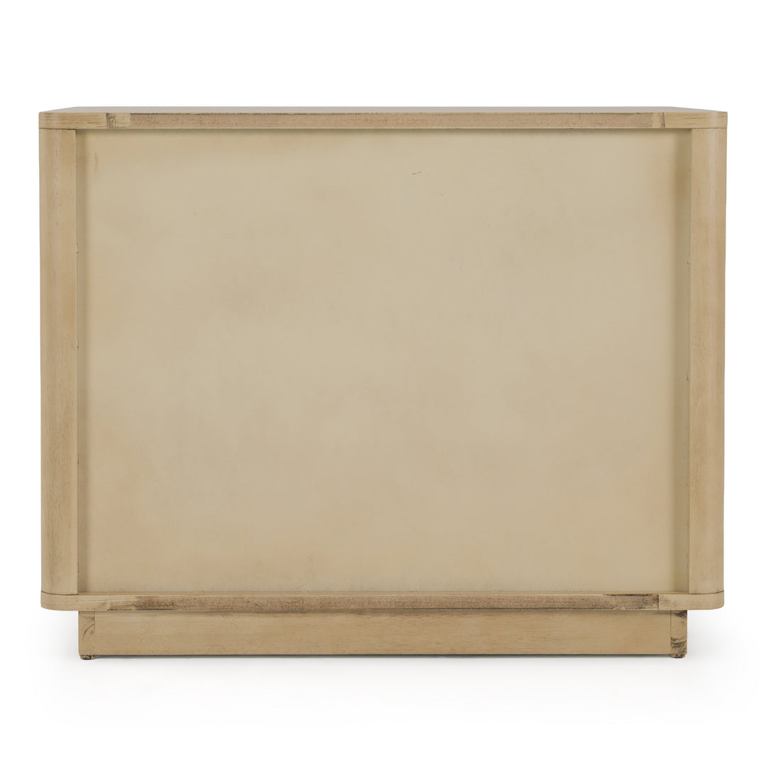 Santa Monica - Modern Natural Oak 3 Drawer Nightstand