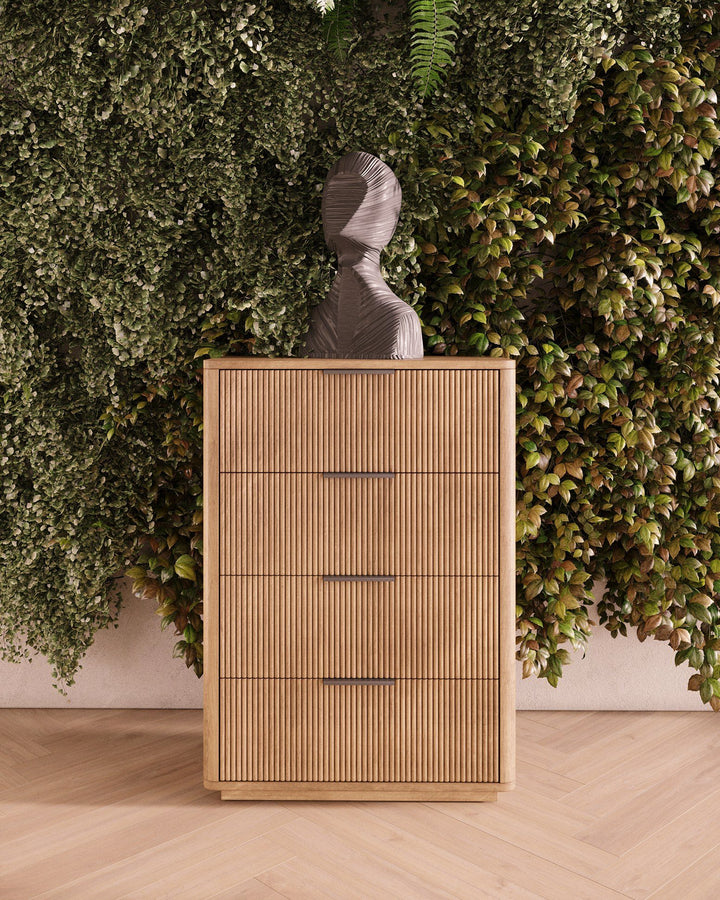 Santa Monica - Modern Natural Oak Chest - View 2
