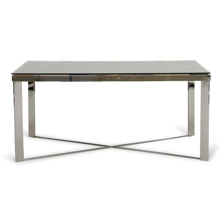 Santiago Modern Rectangular Wood Mosaic Dining Table
