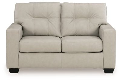 Santorine Loveseat - Beige Stationary Loveseat modern furniture Contempo Furniture