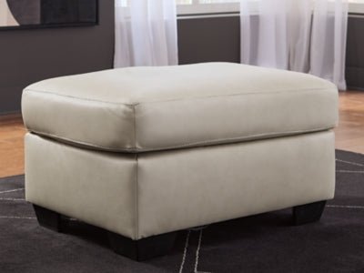 Santorine Ottoman - Beige Upholstered Ottoman modern furniture Contempo Furniture