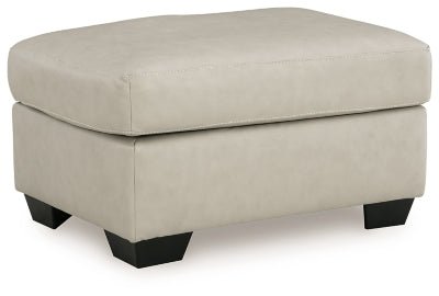 Santorine Ottoman - Beige Upholstered Ottoman modern furniture Contempo Furniture