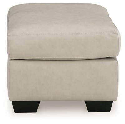 Santorine Ottoman - Beige Upholstered Ottoman modern furniture Contempo Furniture