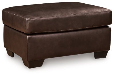 Santorine Ottoman - Dark Brown Upholstered Ottoman modern furniture Contempo Furniture