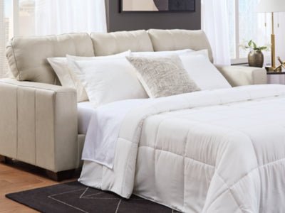 Santorine Queen Sofa Sleeper - Beige Sleeper Sofa modern furniture Contempo Furniture