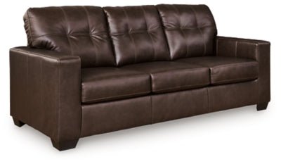 Santorine Sofa - Dark Brown Stationary Sofa modern furniture Contempo Furniture