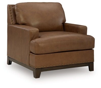 Saonara Chair - Light Brown Arm Chair modern furniture Contempo Furniture