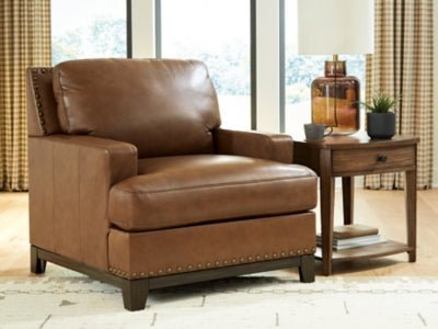 Saonara Chair - Light Brown Arm Chair modern furniture Contempo Furniture