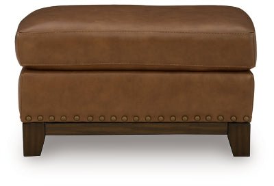 Saonara Ottoman - Light Brown Upholstered Ottoman modern furniture Contempo Furniture