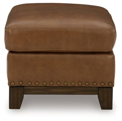 Saonara Ottoman - Light Brown Upholstered Ottoman modern furniture Contempo Furniture