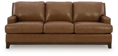 Saonara Sofa - Light Brown Stationary Sofa modern furniture Contempo Furniture