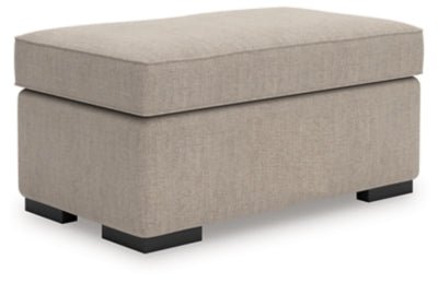 Sararose Ottoman - Beige Upholstered Ottoman modern furniture Contempo Furniture