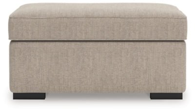 Sararose Ottoman - Beige Upholstered Ottoman modern furniture Contempo Furniture