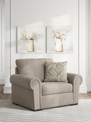 Sararose Oversized Chair - Beige Arm Chair modern furniture Contempo Furniture