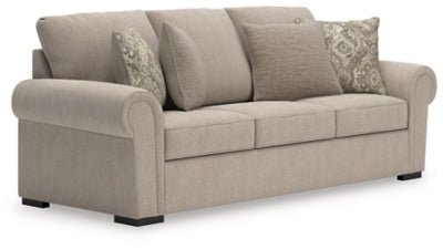 Sararose Sofa - Beige Stationary Sofa modern furniture Contempo Furniture
