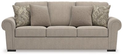 Sararose Sofa - Beige Stationary Sofa modern furniture Contempo Furniture