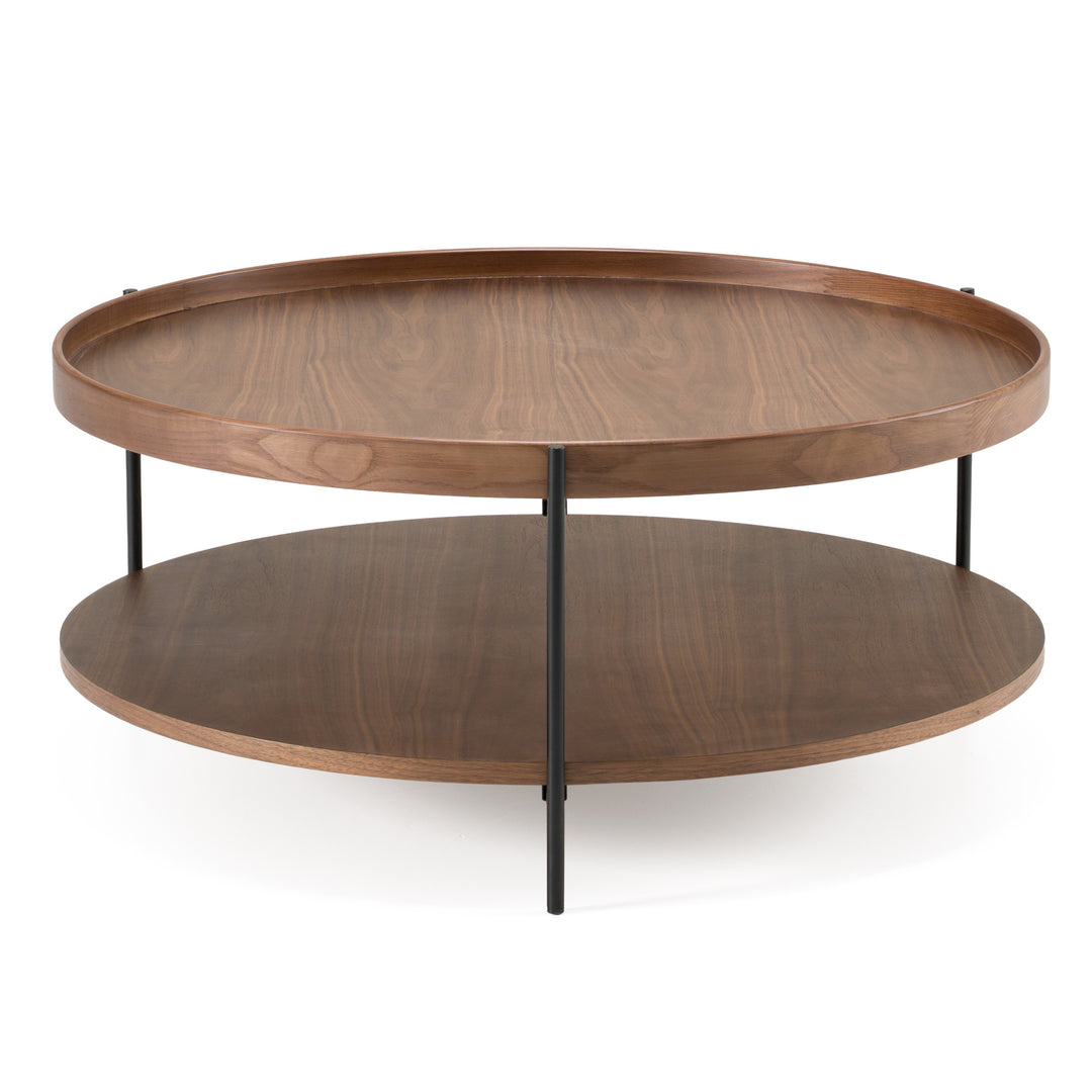 Savoy  Modern Walnut Large Coffee Table