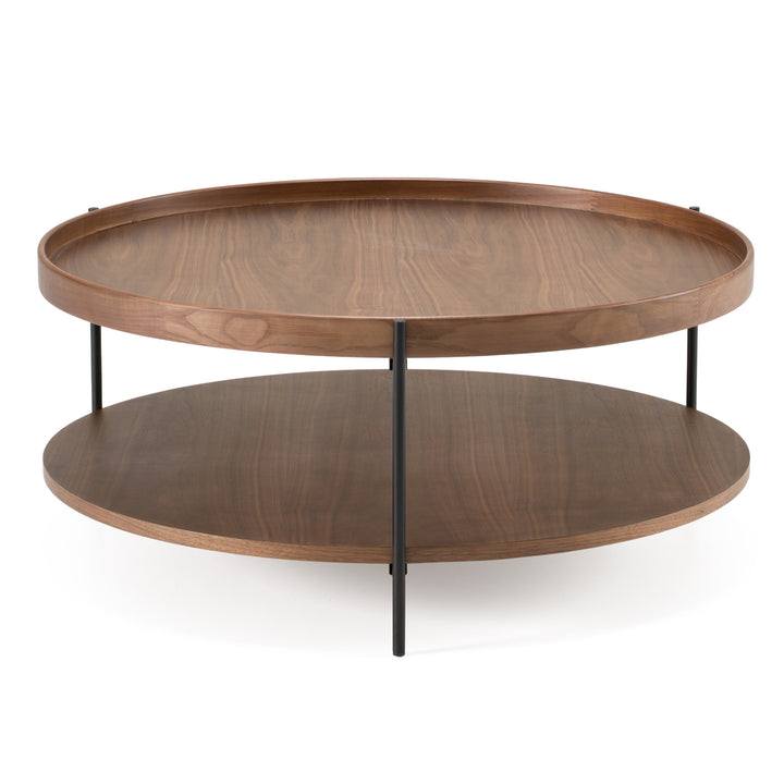 Savoy  Modern Walnut Large Coffee Table