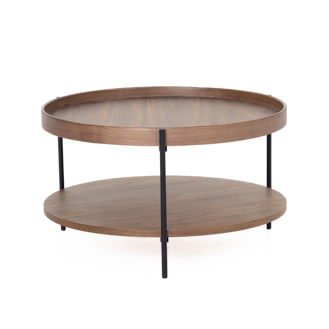 Savoy  Modern Walnut Medium Coffee Table