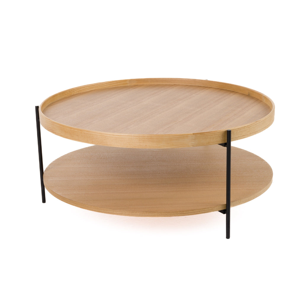 Savoy - Modern Natural Ash Large Coffee Table - View 3