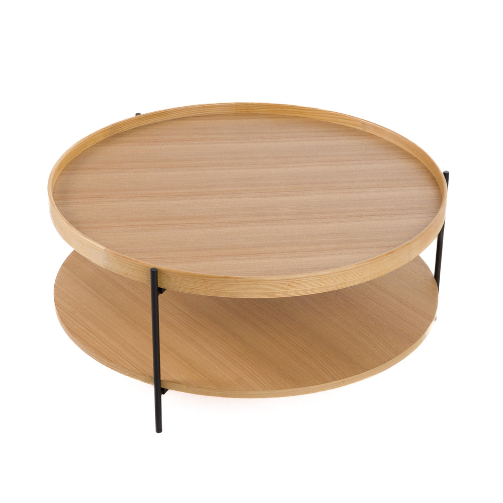 Savoy - Modern Natural Ash Large Coffee Table - View 2
