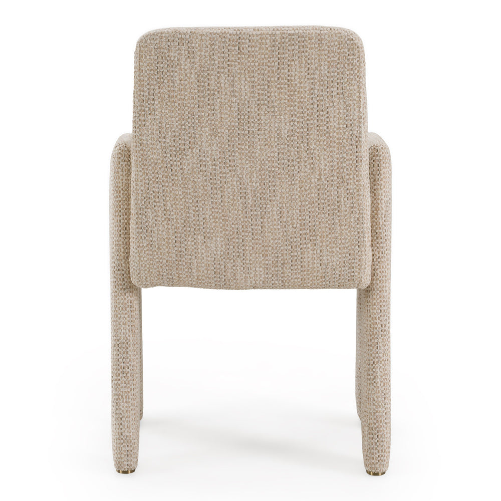 Scahill - Modern Beige Fabric Dining Chair